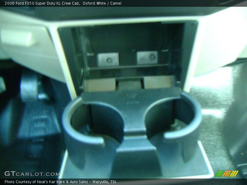 Oxford White / Camel 2008 Ford F350 Super Duty XL Crew Cab
