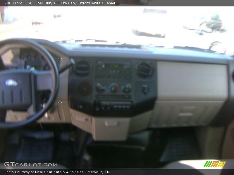 Oxford White / Camel 2008 Ford F350 Super Duty XL Crew Cab