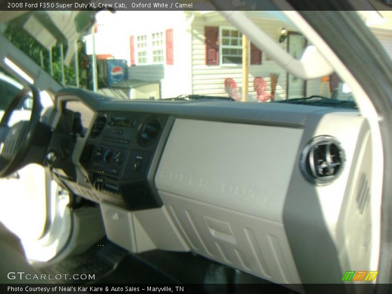 Oxford White / Camel 2008 Ford F350 Super Duty XL Crew Cab