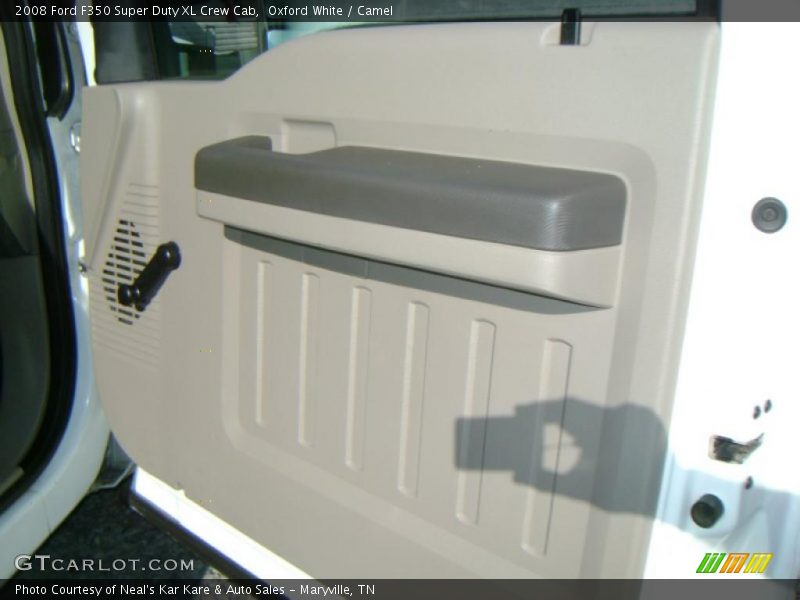 Oxford White / Camel 2008 Ford F350 Super Duty XL Crew Cab