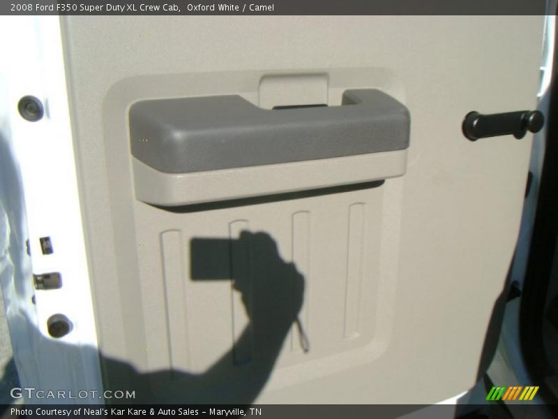 Oxford White / Camel 2008 Ford F350 Super Duty XL Crew Cab