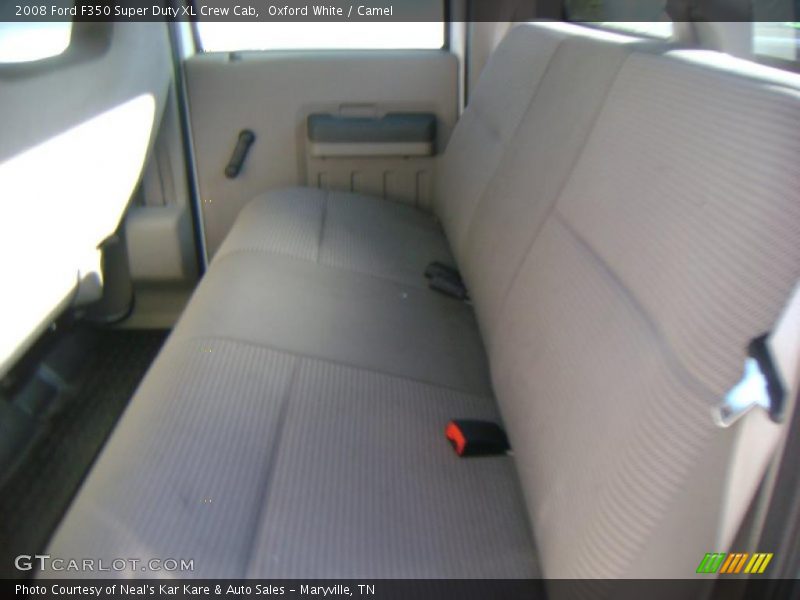 Oxford White / Camel 2008 Ford F350 Super Duty XL Crew Cab