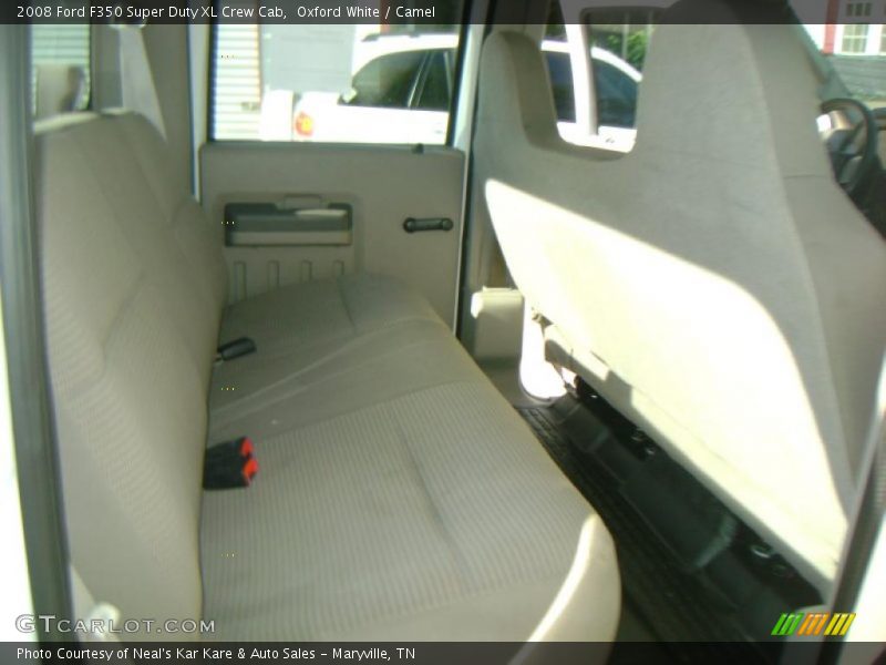 Oxford White / Camel 2008 Ford F350 Super Duty XL Crew Cab