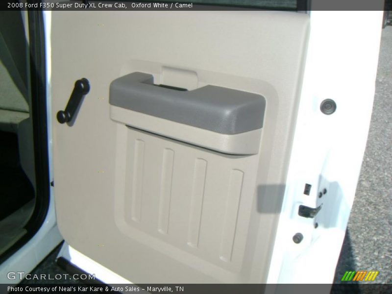 Oxford White / Camel 2008 Ford F350 Super Duty XL Crew Cab