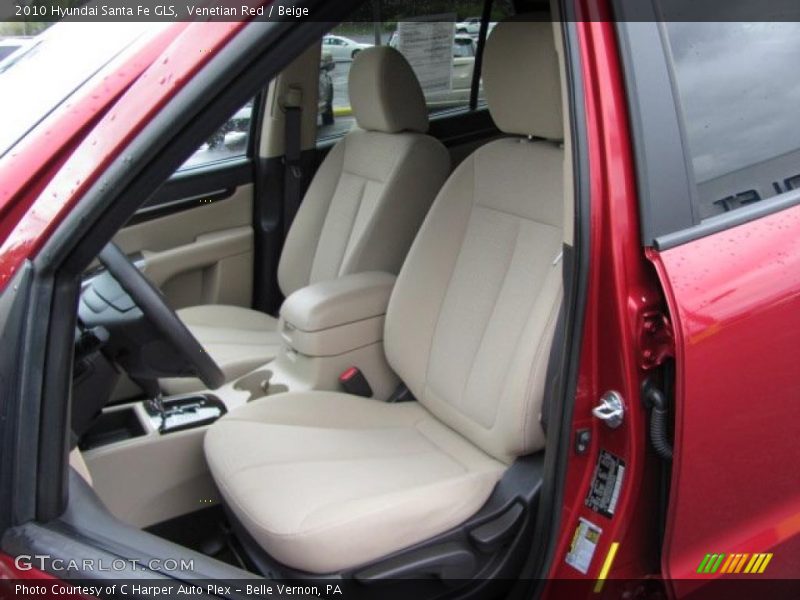 Venetian Red / Beige 2010 Hyundai Santa Fe GLS