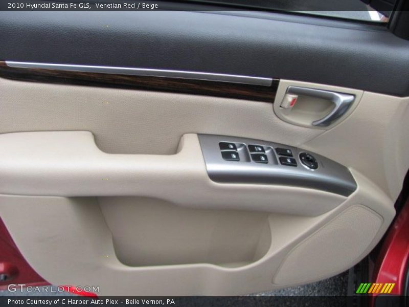Venetian Red / Beige 2010 Hyundai Santa Fe GLS