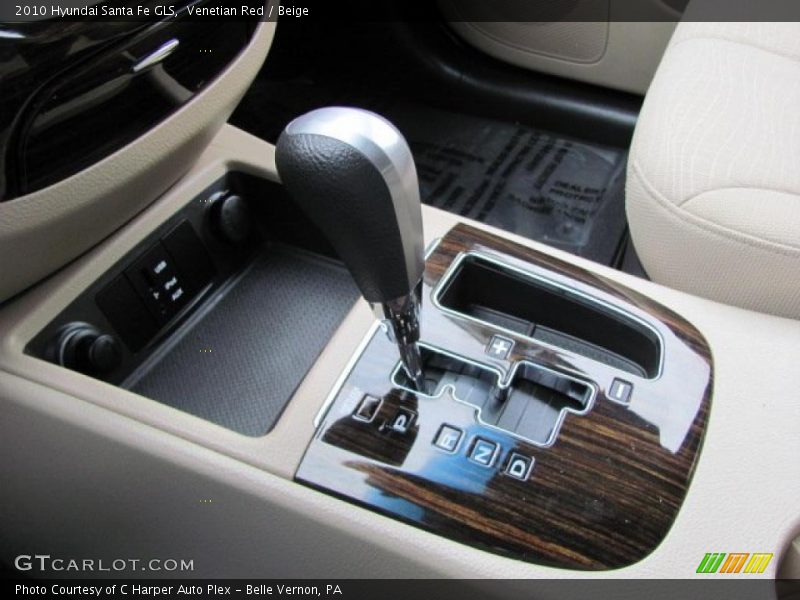 Venetian Red / Beige 2010 Hyundai Santa Fe GLS