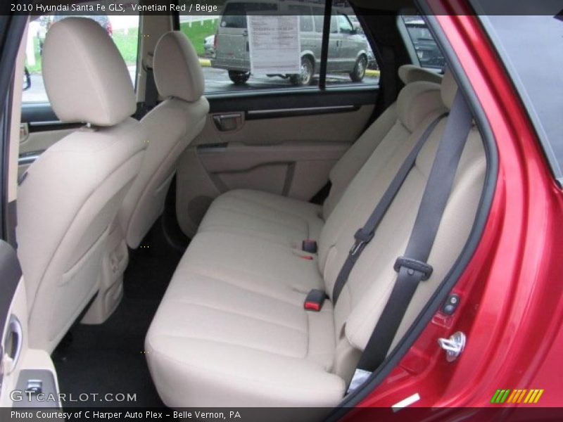 Venetian Red / Beige 2010 Hyundai Santa Fe GLS