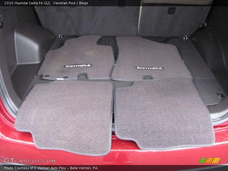 Venetian Red / Beige 2010 Hyundai Santa Fe GLS