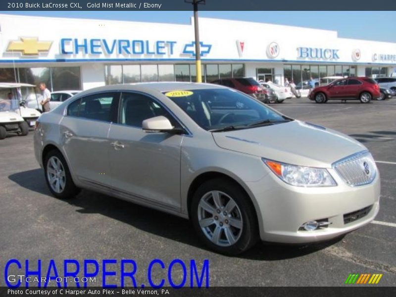 Gold Mist Metallic / Ebony 2010 Buick LaCrosse CXL