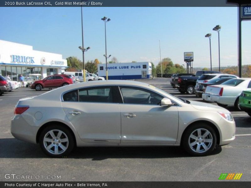 Gold Mist Metallic / Ebony 2010 Buick LaCrosse CXL