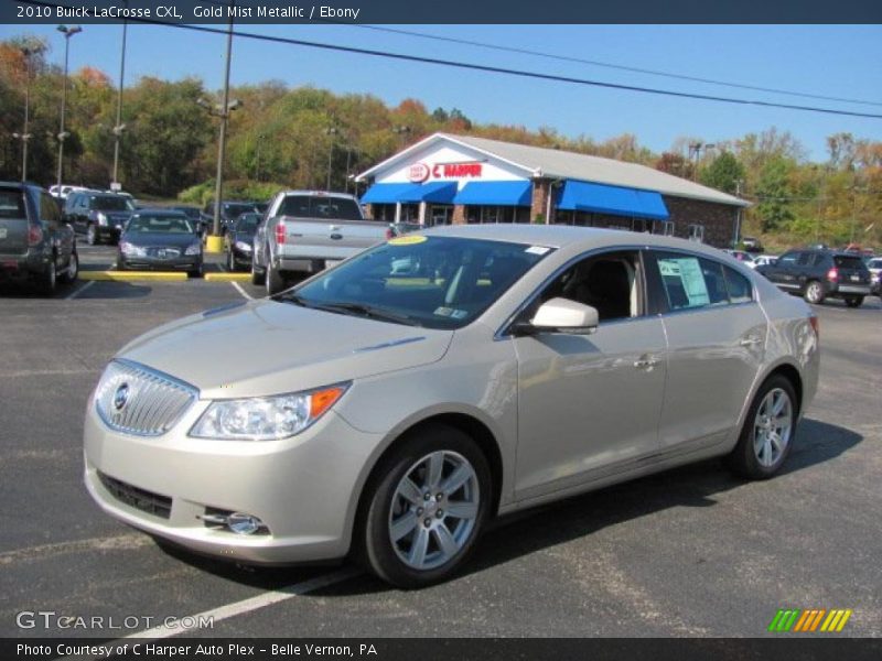 Gold Mist Metallic / Ebony 2010 Buick LaCrosse CXL