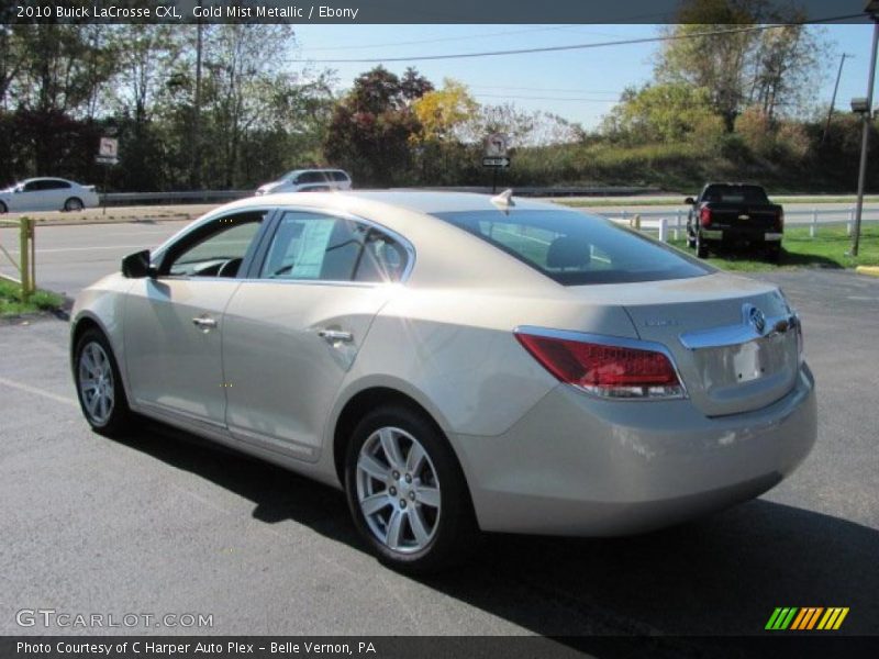 Gold Mist Metallic / Ebony 2010 Buick LaCrosse CXL