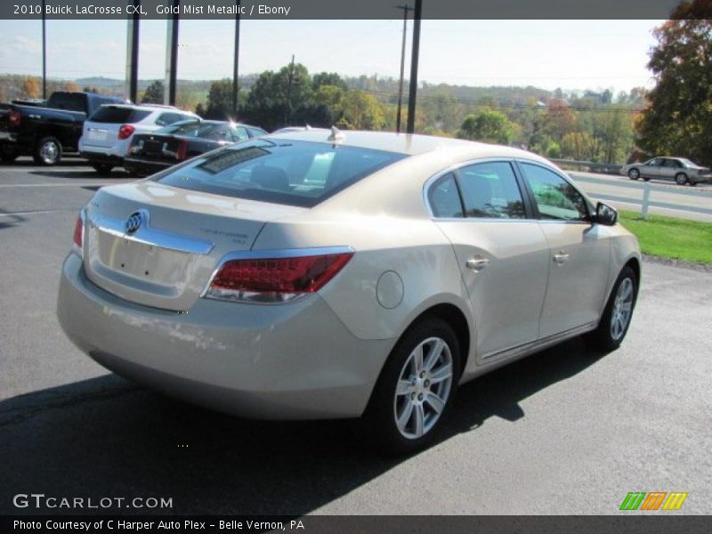 Gold Mist Metallic / Ebony 2010 Buick LaCrosse CXL