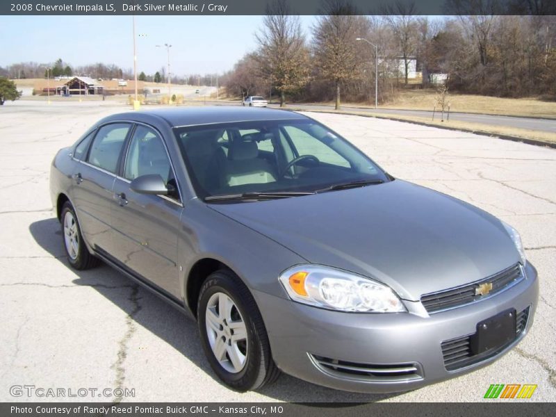 Dark Silver Metallic / Gray 2008 Chevrolet Impala LS