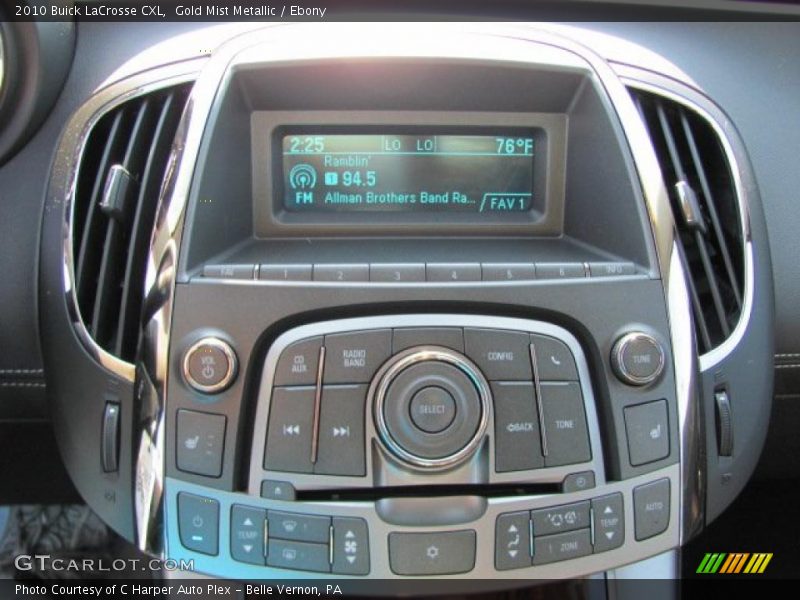Gold Mist Metallic / Ebony 2010 Buick LaCrosse CXL