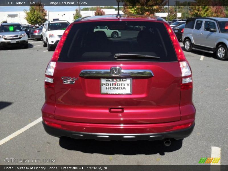 Tango Red Pearl / Gray 2010 Honda CR-V EX-L
