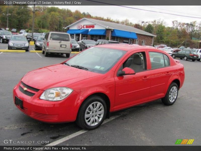 Victory Red / Gray 2010 Chevrolet Cobalt LT Sedan