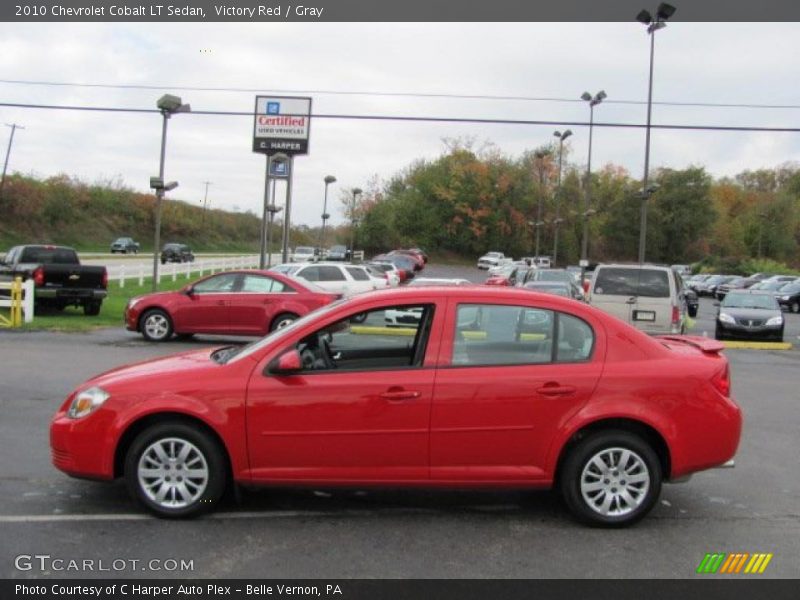 Victory Red / Gray 2010 Chevrolet Cobalt LT Sedan