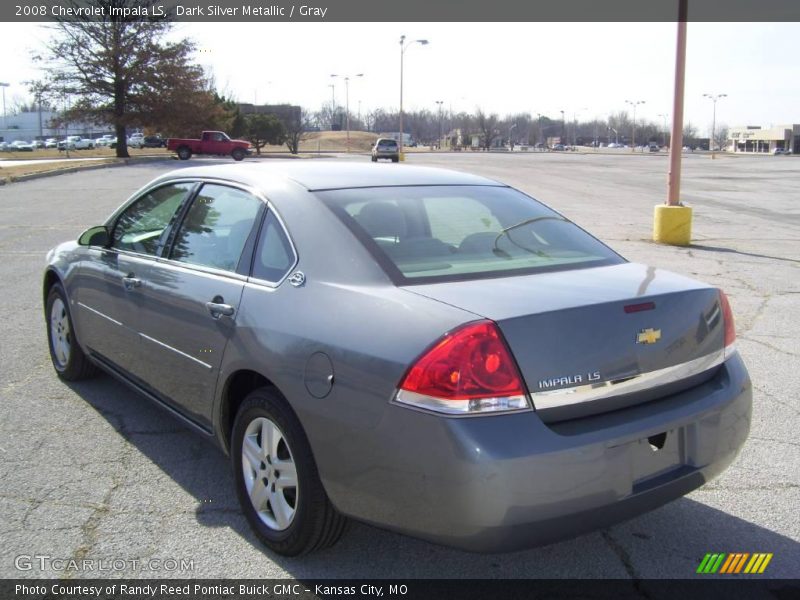 Dark Silver Metallic / Gray 2008 Chevrolet Impala LS