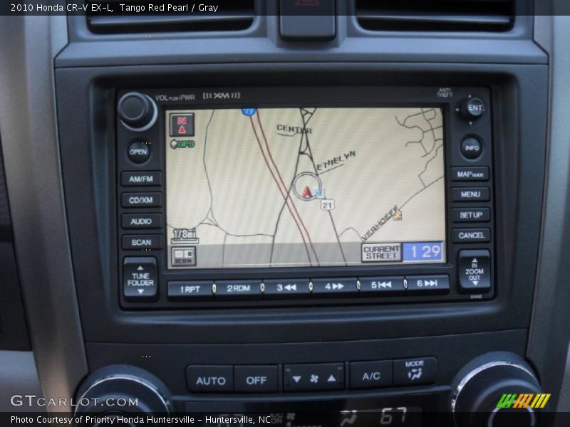 Navigation of 2010 CR-V EX-L