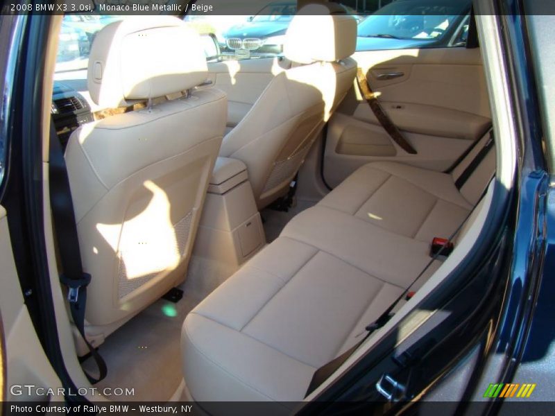 Monaco Blue Metallic / Beige 2008 BMW X3 3.0si