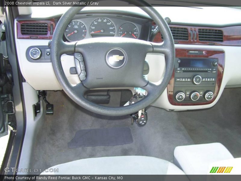 Dark Silver Metallic / Gray 2008 Chevrolet Impala LS