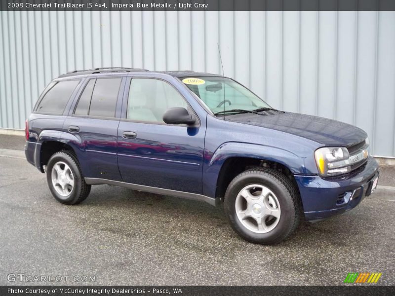 Imperial Blue Metallic / Light Gray 2008 Chevrolet TrailBlazer LS 4x4