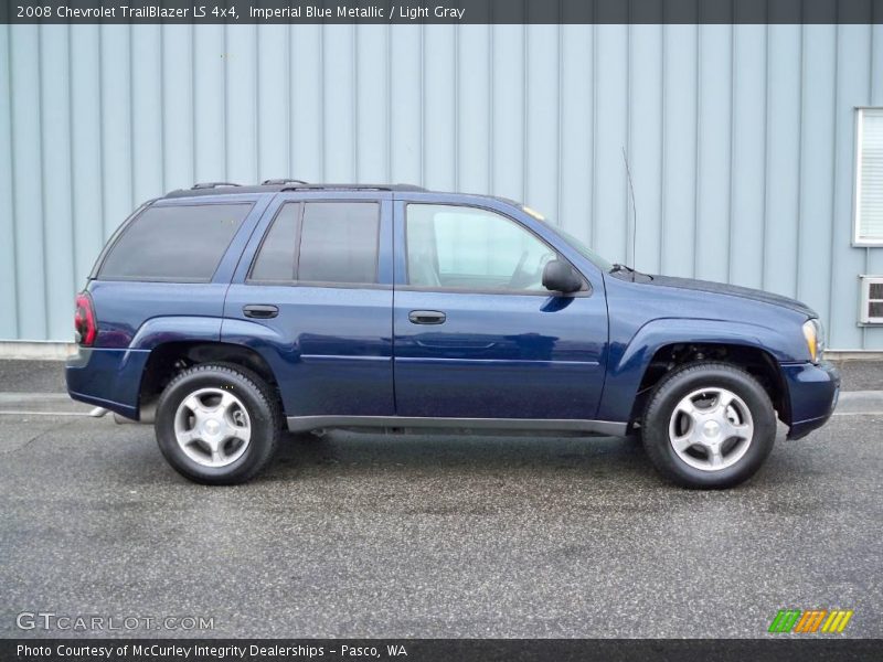 Imperial Blue Metallic / Light Gray 2008 Chevrolet TrailBlazer LS 4x4