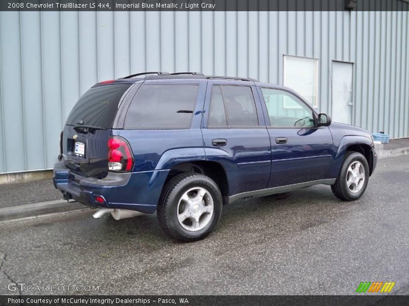Imperial Blue Metallic / Light Gray 2008 Chevrolet TrailBlazer LS 4x4