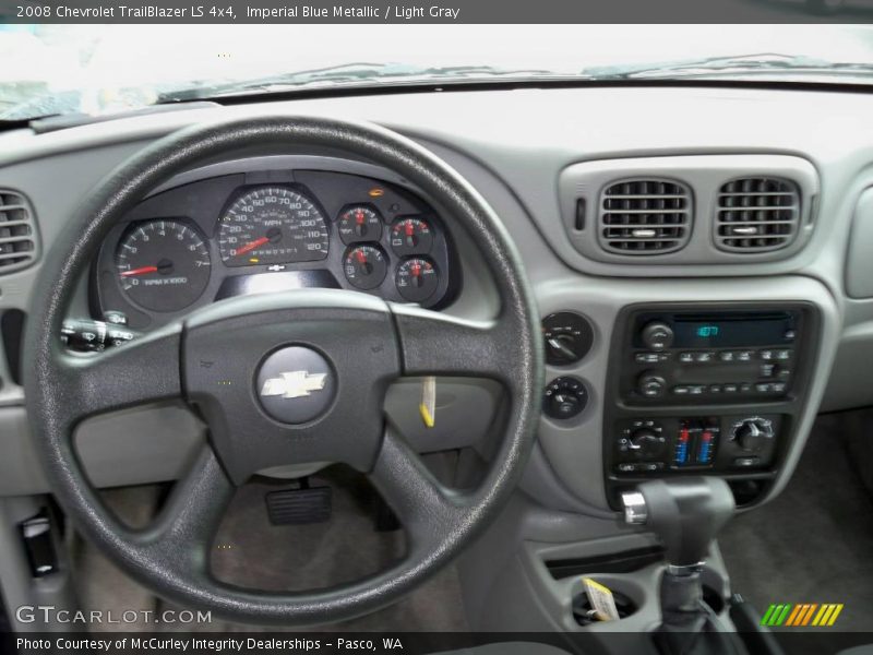 Imperial Blue Metallic / Light Gray 2008 Chevrolet TrailBlazer LS 4x4