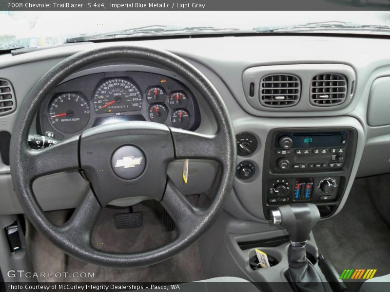Imperial Blue Metallic / Light Gray 2008 Chevrolet TrailBlazer LS 4x4