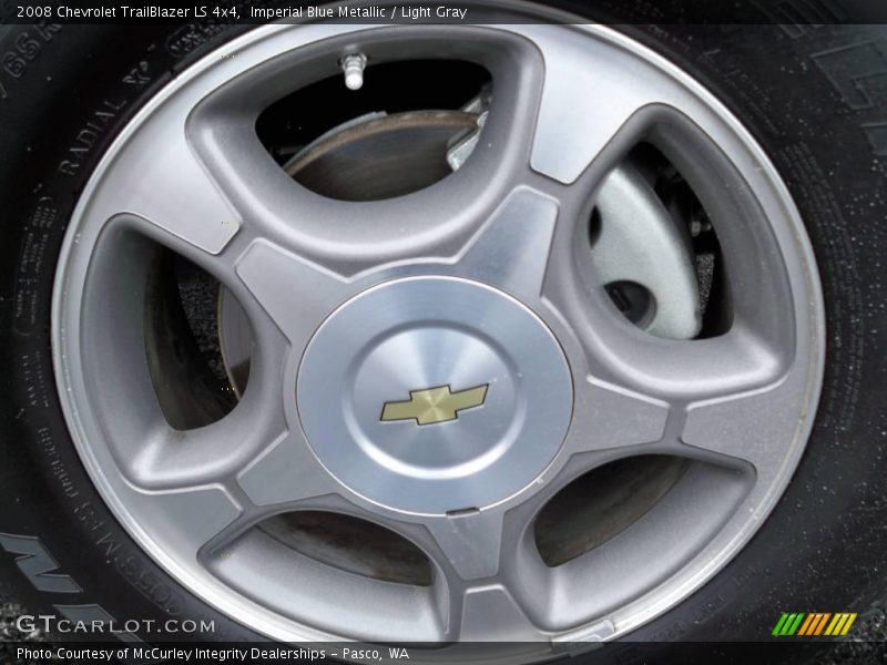 Imperial Blue Metallic / Light Gray 2008 Chevrolet TrailBlazer LS 4x4