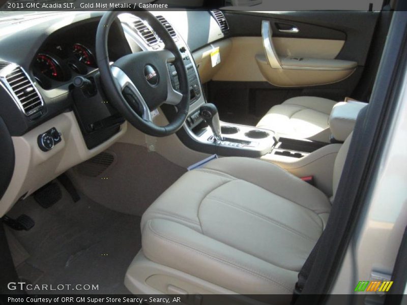  2011 Acadia SLT Cashmere Interior