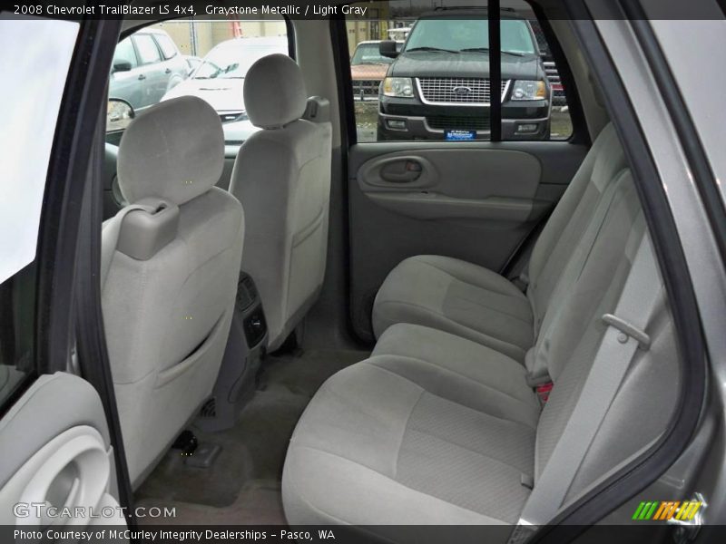 Graystone Metallic / Light Gray 2008 Chevrolet TrailBlazer LS 4x4