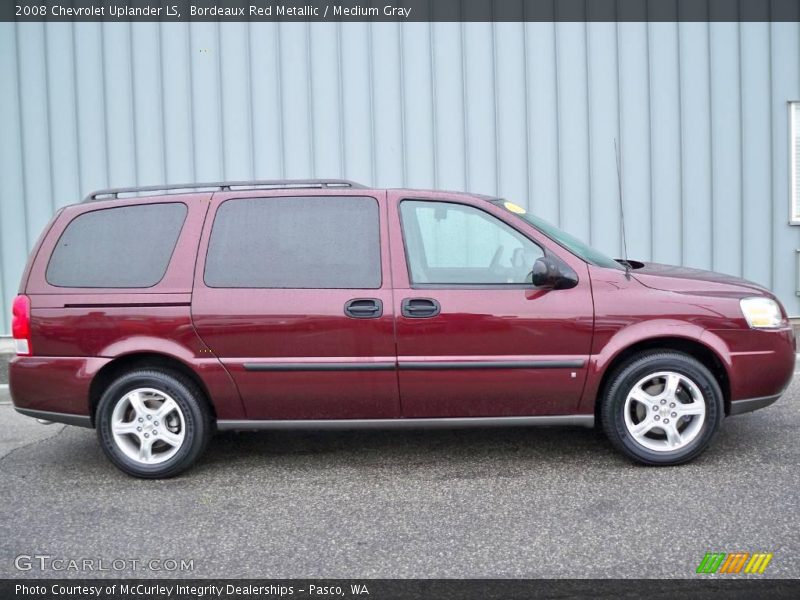 Bordeaux Red Metallic / Medium Gray 2008 Chevrolet Uplander LS