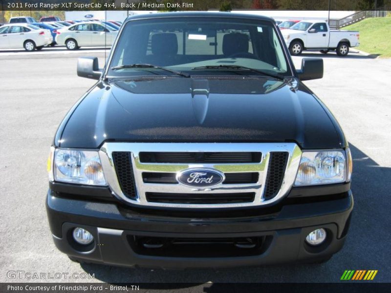 Black / Medium Dark Flint 2011 Ford Ranger XLT SuperCab 4x4