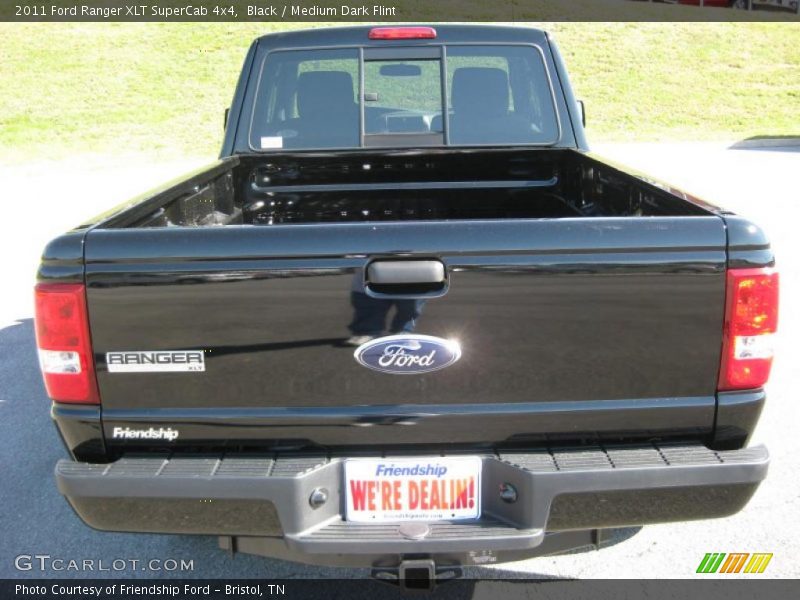 Black / Medium Dark Flint 2011 Ford Ranger XLT SuperCab 4x4
