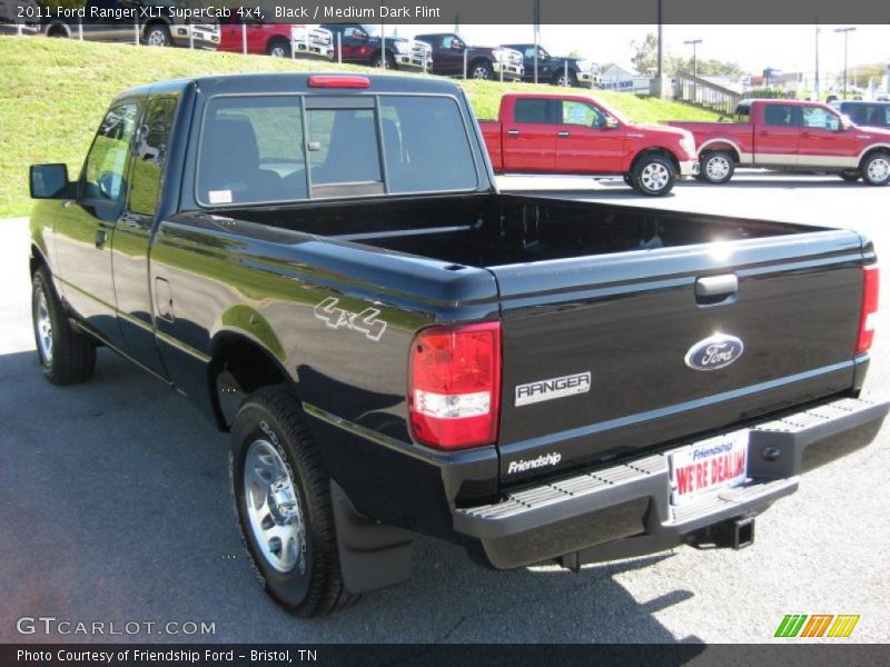 Black / Medium Dark Flint 2011 Ford Ranger XLT SuperCab 4x4