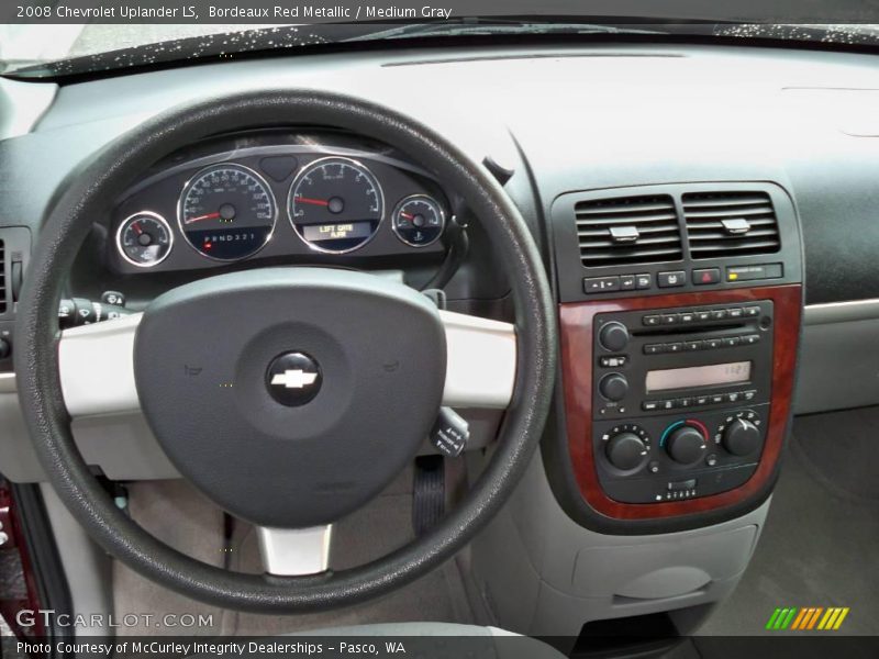 Bordeaux Red Metallic / Medium Gray 2008 Chevrolet Uplander LS