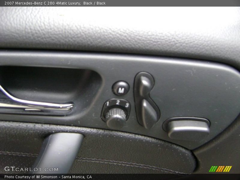 Black / Black 2007 Mercedes-Benz C 280 4Matic Luxury