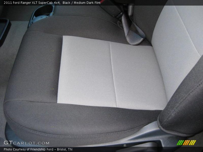 Black / Medium Dark Flint 2011 Ford Ranger XLT SuperCab 4x4