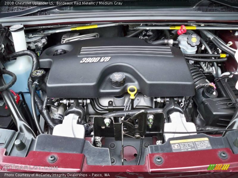 Bordeaux Red Metallic / Medium Gray 2008 Chevrolet Uplander LS