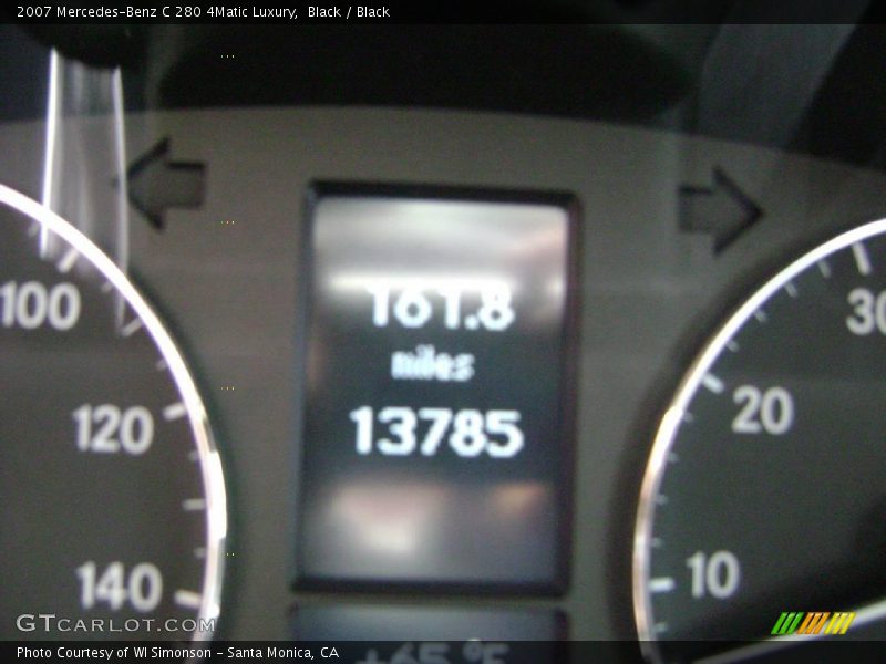 Black / Black 2007 Mercedes-Benz C 280 4Matic Luxury