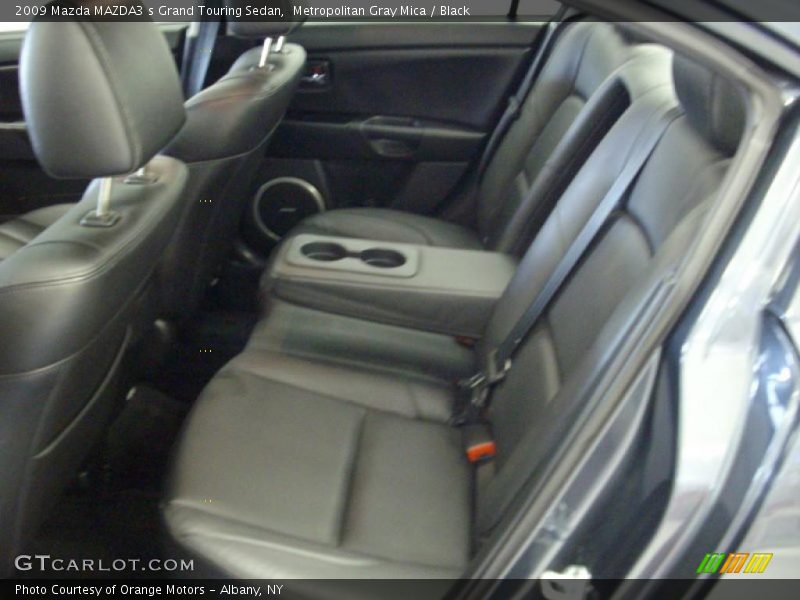 Metropolitan Gray Mica / Black 2009 Mazda MAZDA3 s Grand Touring Sedan