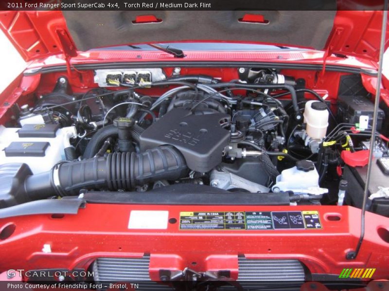  2011 Ranger Sport SuperCab 4x4 Engine - 4.0 Liter OHV 12-Valve V6