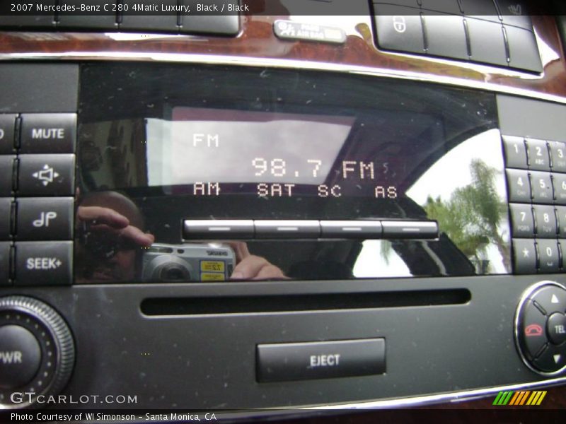 Black / Black 2007 Mercedes-Benz C 280 4Matic Luxury