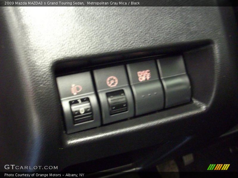 Metropolitan Gray Mica / Black 2009 Mazda MAZDA3 s Grand Touring Sedan
