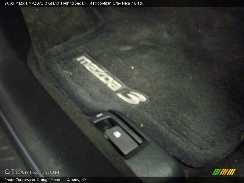 Metropolitan Gray Mica / Black 2009 Mazda MAZDA3 s Grand Touring Sedan