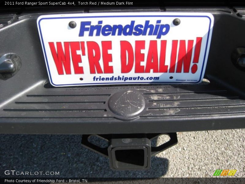 Torch Red / Medium Dark Flint 2011 Ford Ranger Sport SuperCab 4x4